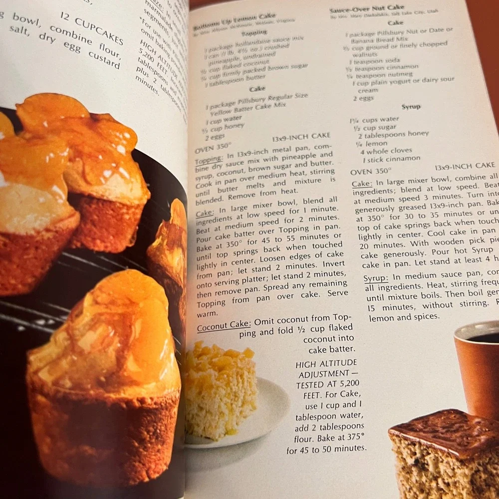 Vintage 1968 Pillsbury Bake Off Cook Book 19th Annual 100 Prize Winning Recipes